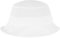 Flexfit Cotton Twill Bucket Hat - Unisex Anglerhut für Damen und Herren, einfarbig, mit patentiertem Flexfit Band, Farbe Weiß, one size