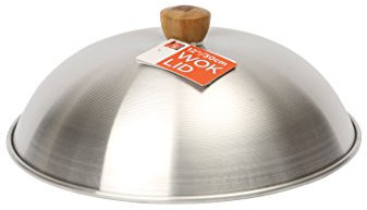 Scuola di Wok con Coperchio, in Alluminio, 30,5 cm