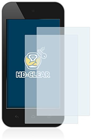 BROTECT 4.3 Schutzfolie für Standardgrößen mit 4,3 Zoll (10.9 cm) [96.5 x 55.3 mm, 16:9] (2 Stück) - Klare Displayschutz-Folie Made in Germany