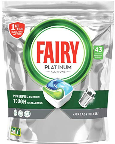 Fairy Platinum Spülmaschinentabs, Packung Original 45 Pezzi