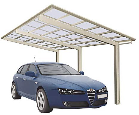 Carport XIMAX Linea Aluminium Typ 110 Standard ES 495x273x244cm