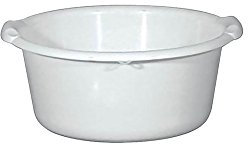 ALUMINIUM ET PLASTIQ Bassine Ronde 20 L, 43 Blanc Alimentaire