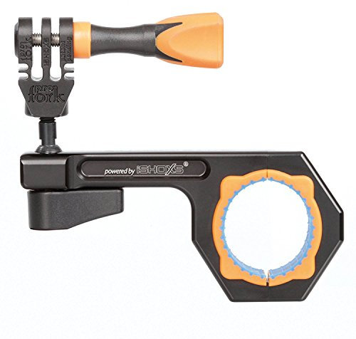 iSHOXS BullBar 3D 34 | Support en Aluminium pour caméras d’Action | Réglable 3D & Ultra Stable | pour Tubes 30–34 mm | Compatible GoPro, DJI, Insta360 | VTT, e-Bike, Moto, Outdoor