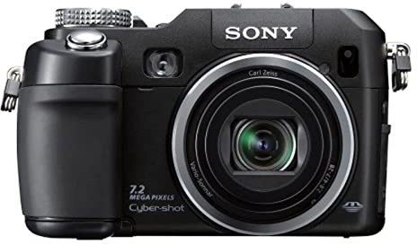 Sony Cyber-Shot DSC-V3 7.2 MP Digital Camera - Black