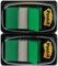 Post-it Index Flags, Medium, Green, 2 Dispensers 25.4 mm x 43.2 mm, 100 Flags - To Mark, Highlight or Color Code Important Information