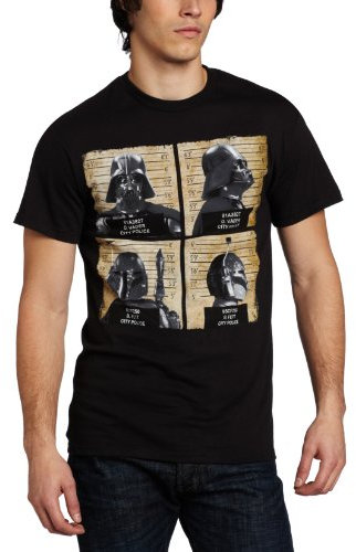 Star Wars Darth Vadar Mean Mug Mens T-Shirt | S