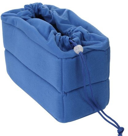 Yimidear Camera Bag, Shockproof Padded Folding Partition Insert Camera Case for SLR Cameras (Blue)