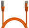 Waytex 33561 Câble Ethernet Réseau RJ45 Cat 6 FTP 250MHz Blindé 100% cuivre - Compatible PC, Imprimante, Box, Routeur, Switch réseau, Consoles de Jeux, TV – 0,5m, Orange
