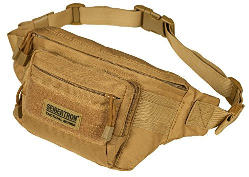 Seibertron Hüfttasche Springer Gürteltasche Sportstasche Waist Bag Geldgürtel Bauchtasche Wandertasche Hip Bag Reisetasche Doggy Bag Portmonai Geldbörse Khaki