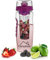 CampTeck U4685 Pourpre 1 Litre 1000ml Bouteille Infusion (sans BPA Plastique Tritan) Gourde Infuser Fruit avec Couvercle Antifuite & Poignée Transport