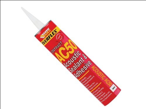 Everbuild 3 X AC50C4 Acoustic Sealant and Adhesive - White