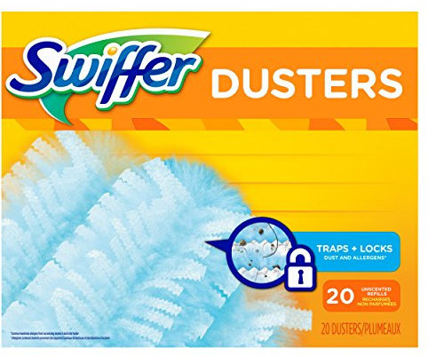 Swiffer Dusters Starter Pack. 1 handle, 20 disposable dusters.