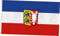 normani TOP QUALITÄT !! Fahne Flagge, Grösse: ca. 90x150 cm, Ordentliche Stoffqualität - Stoffgewicht ca. 110 gr/m2 Farbe Schleswig Holstein
