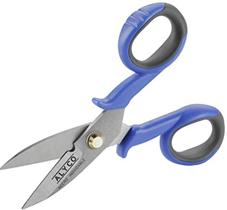 Alyco - 108015 - Tijeras multiusos para electricistas pelacables 145 mm