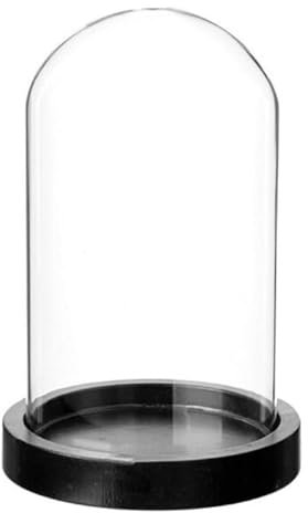 Atmosphera Créateur d'intérieur - Cloche Décorative en Verre Shine 29cm Noir