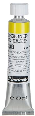 Schmincke Designers Gouache Kadmiumgelbton zitron, 20 ml-Tube, 25 203 007