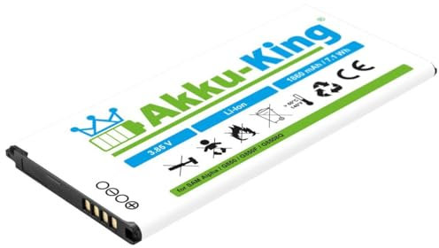 Akku-King Akku kompatibel mit Samsung EB-BG850BBC, EB-BG850BBE - Li-Ion 1860mAh - für Galaxy Alpha SM-G850, SM-G8508, SM-G8508S, SM-G8509v