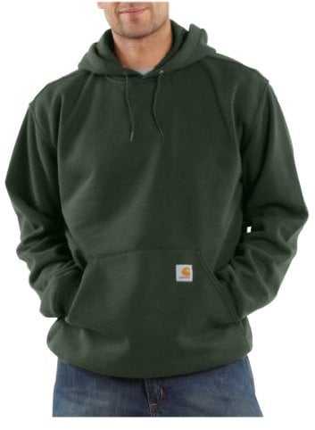 Carhartt Men's K121 Loose Fit Midweight Sweatshirt, Olive, 3XL