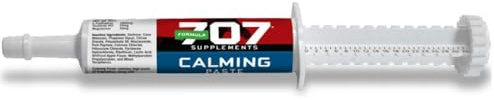 Formula 707 Calming Equine Paste, 2 Servings – Fast-Acting L-Tryptophan Supports Calm and Focus for Nervous Horses