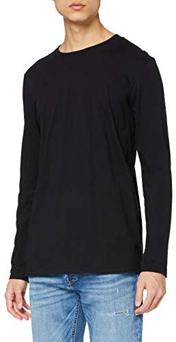 Gildan Men's Soft Style L/Sleeve T-Shirt, Black, Large