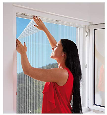 WINDHAGER Mosquitera Schellenberg Fibra de Vidrio Blanco (130 x 150 cm)