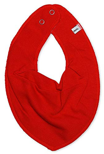 Pippi Halstuch 1402 Scarf bib -dribble tight -solid 410 Red