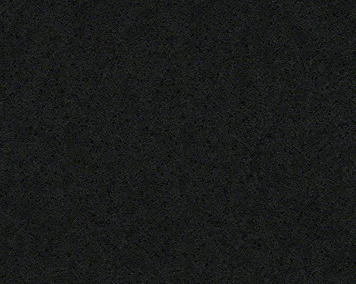 Versace Unitapete Tapete Schwarz - Luxus Design-Tapete einfarbig leicht glänzend - Livingwalls Strukturtapete Vliestapete 10,05 m x 0,70 m - Made in Germany