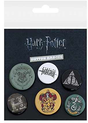 GB Eye BP0663, Spille Harry Potter, Confezione da 6