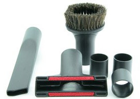 Microsafe Staubsauger-Düsenset 6-teilig für Siemens Staubsauger VS06G/ VS06A/ VS06B/ VS06C Synchropower (VS06, VS 06 G, VS 06 A, VS 06 B, VS 06 C) Möbelpinsel, Fugendüse, Polsterdüse