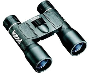 BUSHNELL - Fernglas für Erwachsene – Powerview – 10 x 32 cm – Schwarz – Dachprisma – komplett mehrschichtig behandelt – ideal für Wandern – 131032