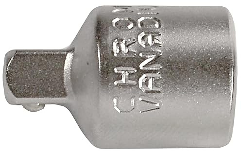 SW-Stahl 07901L Reduzieradapter, 10 mm (3/8) auf 6,3 mm (1/4) | Reduzierstück aus mattem Chrom-Vanadium-Stahl, Premium Werkzeug-Qualität für Steckschlüssel, 27 mm Länge, lose verpackt