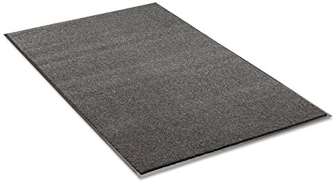 Crown Mats Rely-on Olefin Wiper Mat - Floor, Indoor - 60 Length X 36 Width X 0.38 Thickness Overall - Olefin, Vinyl - Charcoal
