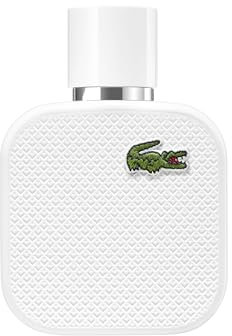EAU DE LACOSTE L.12.12 Blanc Eau de Toilette, holzig-blumiger Herren-Duft mit Vetiver-Noten für selbstbewusste Männer, 50ml
