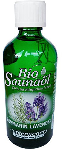 Unterweger BIO Saunaöl Rosmarin Lavendel 100 ml mit reinsten ätherischen Ölen(AT-BIO-301)