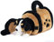 Teddys Rothenburg Kuscheltier Berner Sennenhund in Hundehütte 15 cm braun/schwarz/weiß Plüschhund Stoffhund