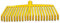 Scopa Rastrello 22 denti in PVC per la raccolta olive â€“ Misura: 39 cm