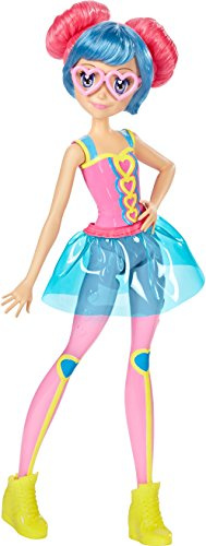 Barbie Mattel DTW06 - Die Videospiel-Heldin Freundin Puppe mit Buntem Haar und Brille, Ankleidepuppen-Zubehör