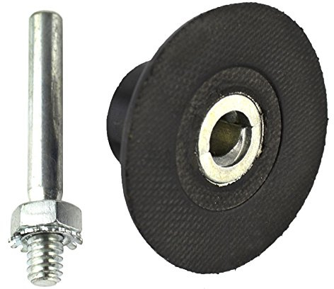 50mm Button Abrasive Backing Pad Change 6.35mm Arbor Sand Sanding Discs SIL234