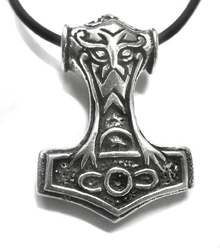 Thors Hammer Anhänger 925 Sterling Silber Wikinger