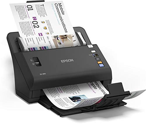 Epson B11B222401 WorkForce DS-860 Dokumentenscanner (600 dpi, USB 2.0) schwarz