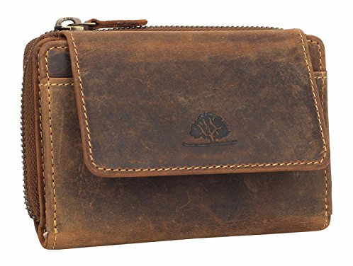 Greenburry Vintage Leder Geldbörse antikbraun
