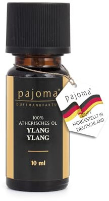 pajoma Duftöl 10 ml, Ylang-Ylang - Golden Line | 100% naturreine Ätherische Öle für Aromatherapie/Duftlampe | Premium Qualität