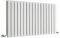 Milano Alpha White Horizontal Double Flat Panel Radiator - 635mm x 1190mm