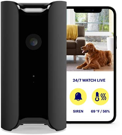 Canary Pro Indoor Überwachungskamera 1080p HD WiFi IP, 24/7 Live-Übertragung, Sirene, Raumklima-Überwachung, Bewegungsmelder, 2-Wege-Audio, Nachtsicht, 10x Zoom, Alexa & Google Assistant Integration