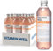 Vitamin Well - Rico en Vitaminas C, E, Selenio y Manganeso, Alternativa de Bajo Contenido de Azúcar, Sabor Melocotón/ANTIOXIDANTE (12 x 500ml)