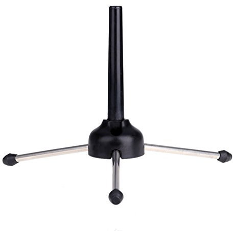 Andoer® Dreibein Halterung Ständer Beweglicher Faltbarer für Oboe Flöte Klarinette Saxophon Blasinstrument