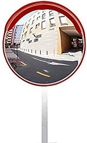 Normaluz BA30560 - Espejo de Exterior 60 cm diámetro con soporte a pared y poste