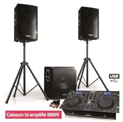 PACK CUBE-1512 800W + PLAYER GEMINI + FEET