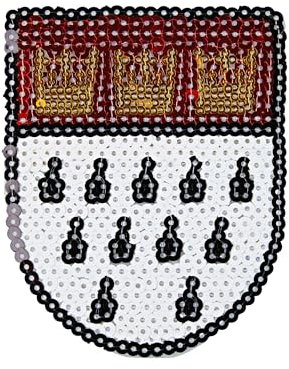 Aufnäher Kölner Wappen Pailletten klein