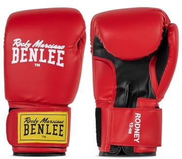 BENLEE Boxhandschuhe aus Kunstleder Rodney, Red/Black, 16 oz